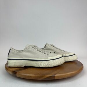 Mens Eytys Laguna Ivory Canvas Comfort‎ Casual Shoes Sneakers Size 9 M GUC